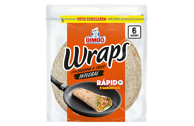 Bimbo® Wraps com Farinha Integral